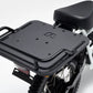 UBCO 2X2 Rear Cargo Deck in Black mounted on the bike