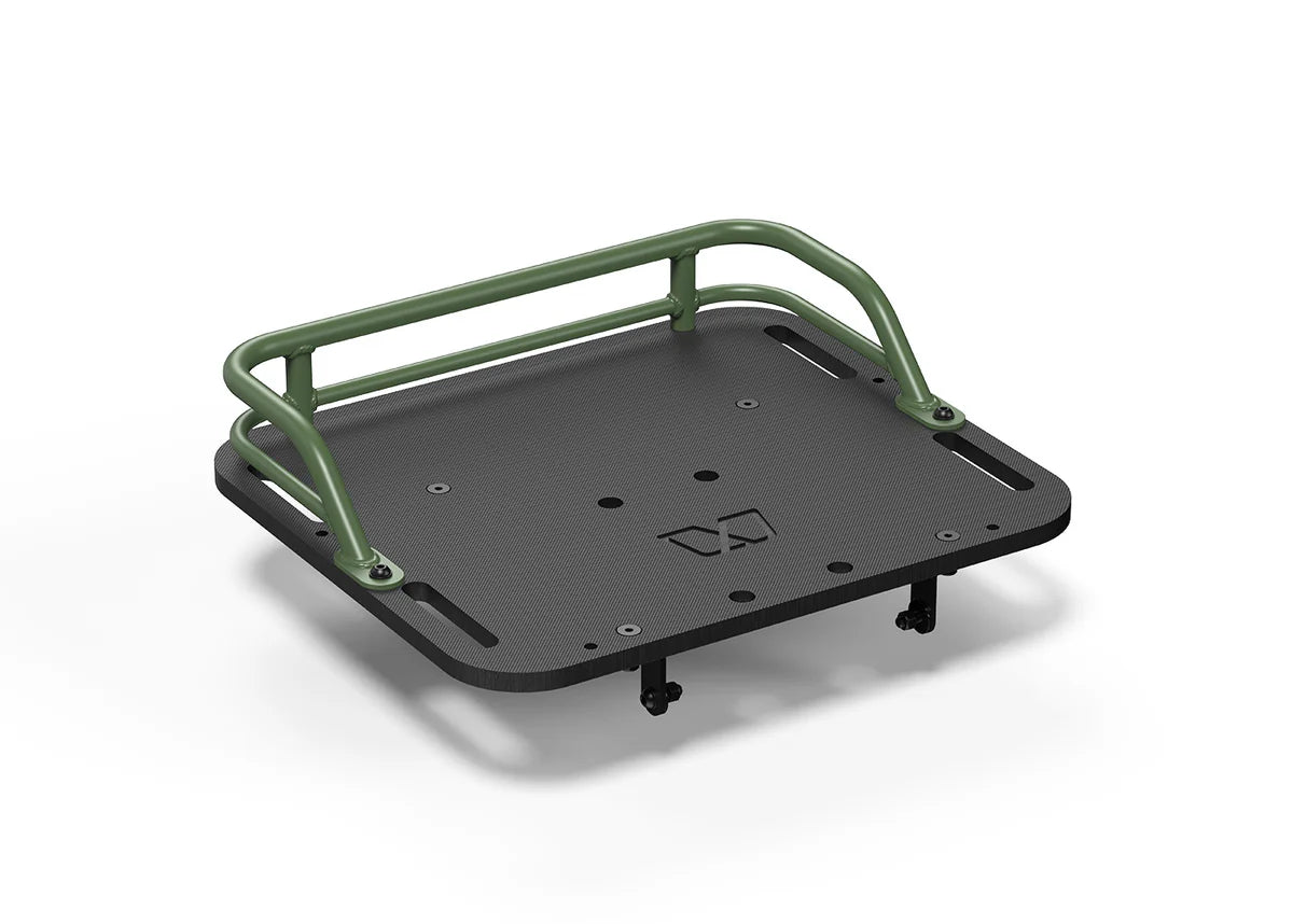 Improve your UBCO eBike by buying 2X2 Rear Cargo Deck in Green and other accessories for it in Ontario, Canada at Crabzz.