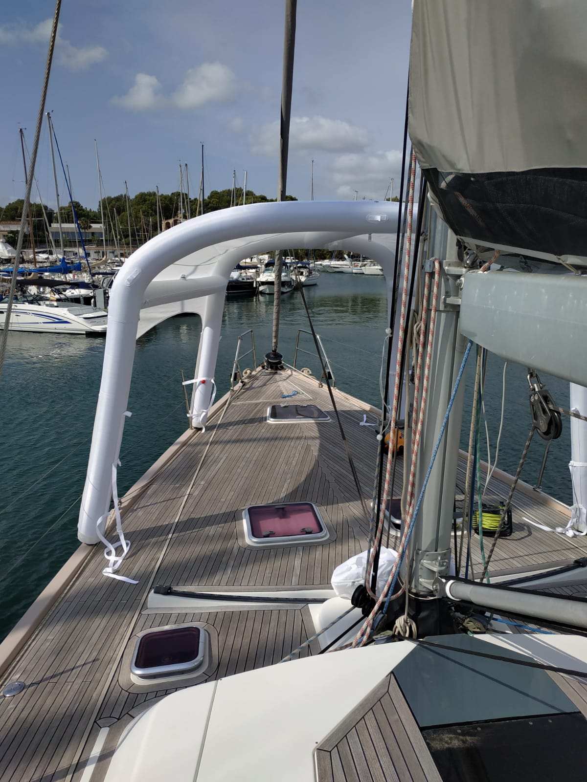 Decktent M with Boat