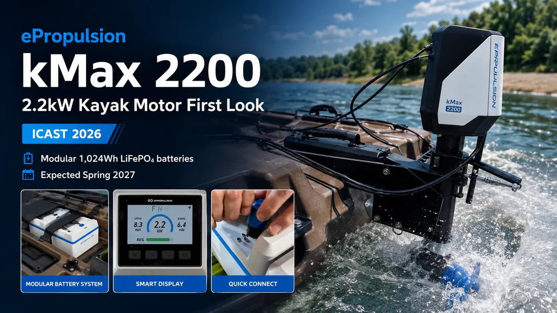 Electric Outboard ePropulsion kMax 2200