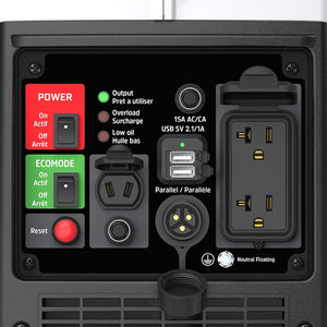 Buy EZV2200P Energizer Inverter Generator 120V 2200W Peak 1700W Continuous and other accessories in Canada and the United States.