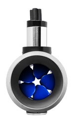 electric bow thruster tunnelset rim drive