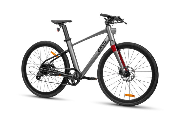 Shop the ENVO Stax Electric Road Bike at Crabzz. Sleek and efficient for road cycling, with delivery across Ontario and Canada. Buy now!