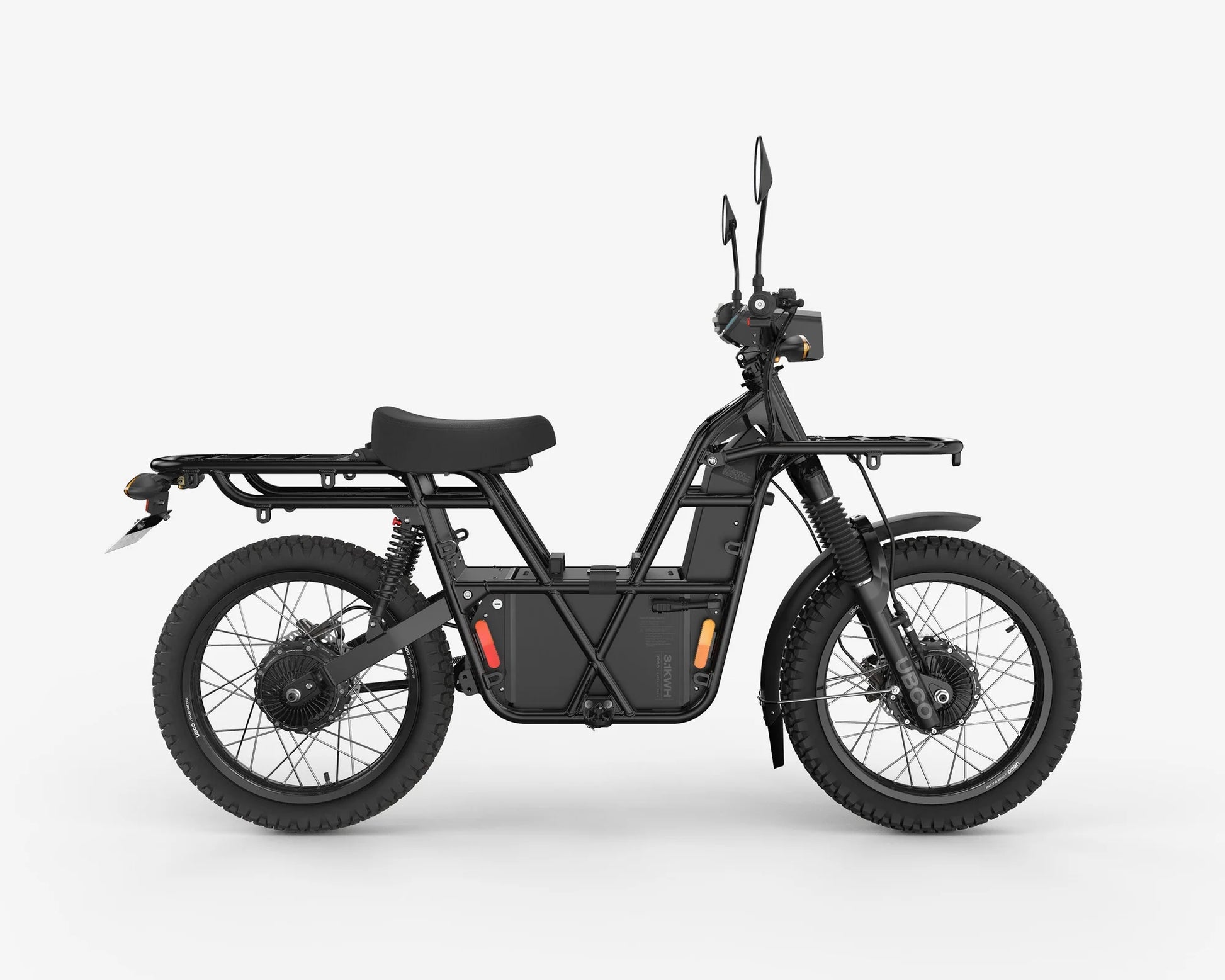 UBCO Adventure eBike 2x2 (Black) (Side view)