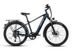 ENVO D50 Electric Bike in dark blue (Side view)