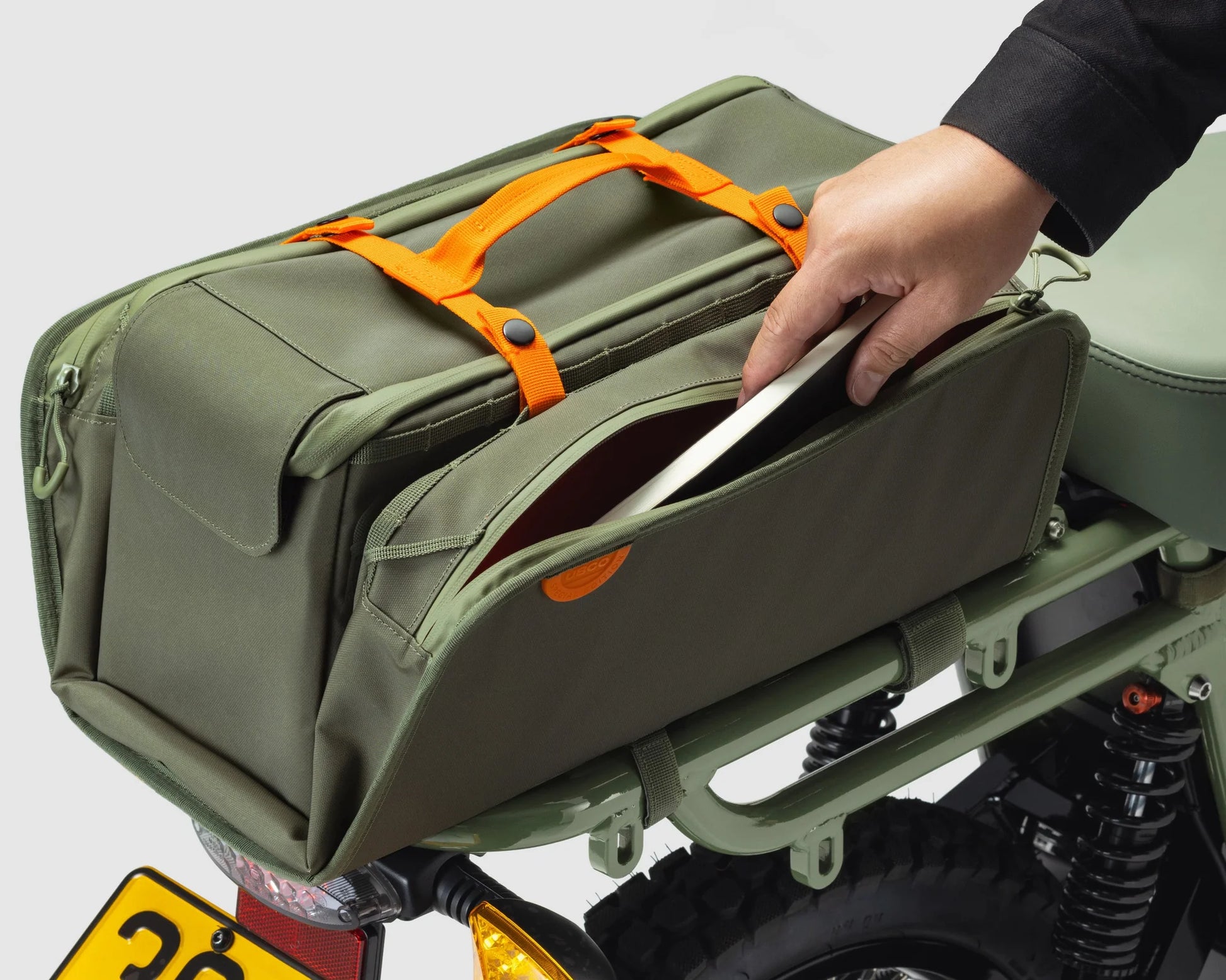 Additional storage in the rear of eBike UBCO Special Edition 2x2