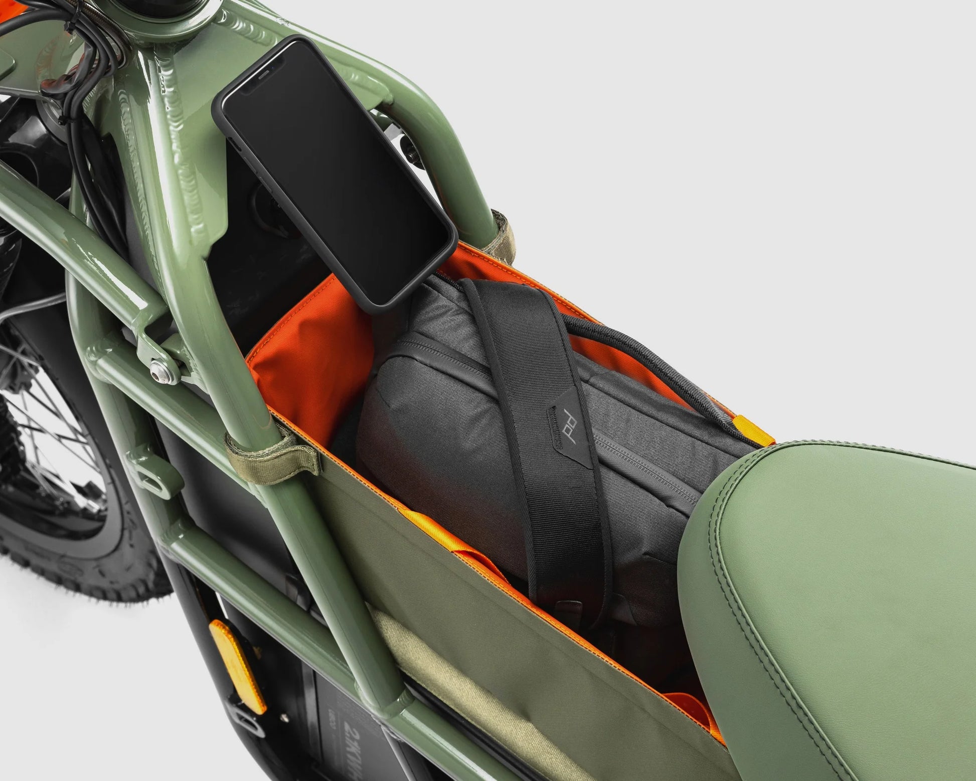 Internal storage of eBike UBCO Special Edition 2x2