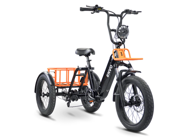 Discover the ENVO Fat Tire Electric Flex Trike at Crabzz. Stable and powerful for all terrains, with delivery across Ontario and Canada. Buy now!