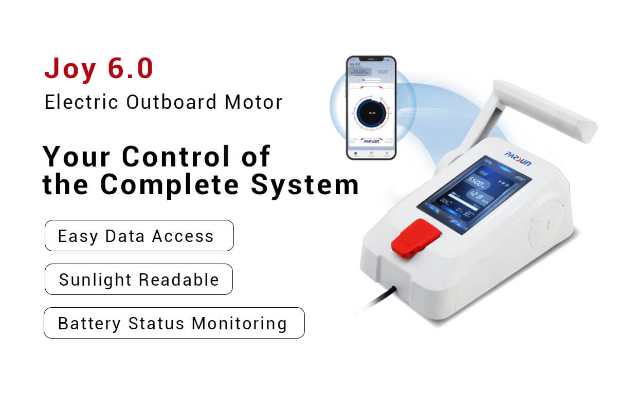 Electric outboard parsun joy 6.0 control system