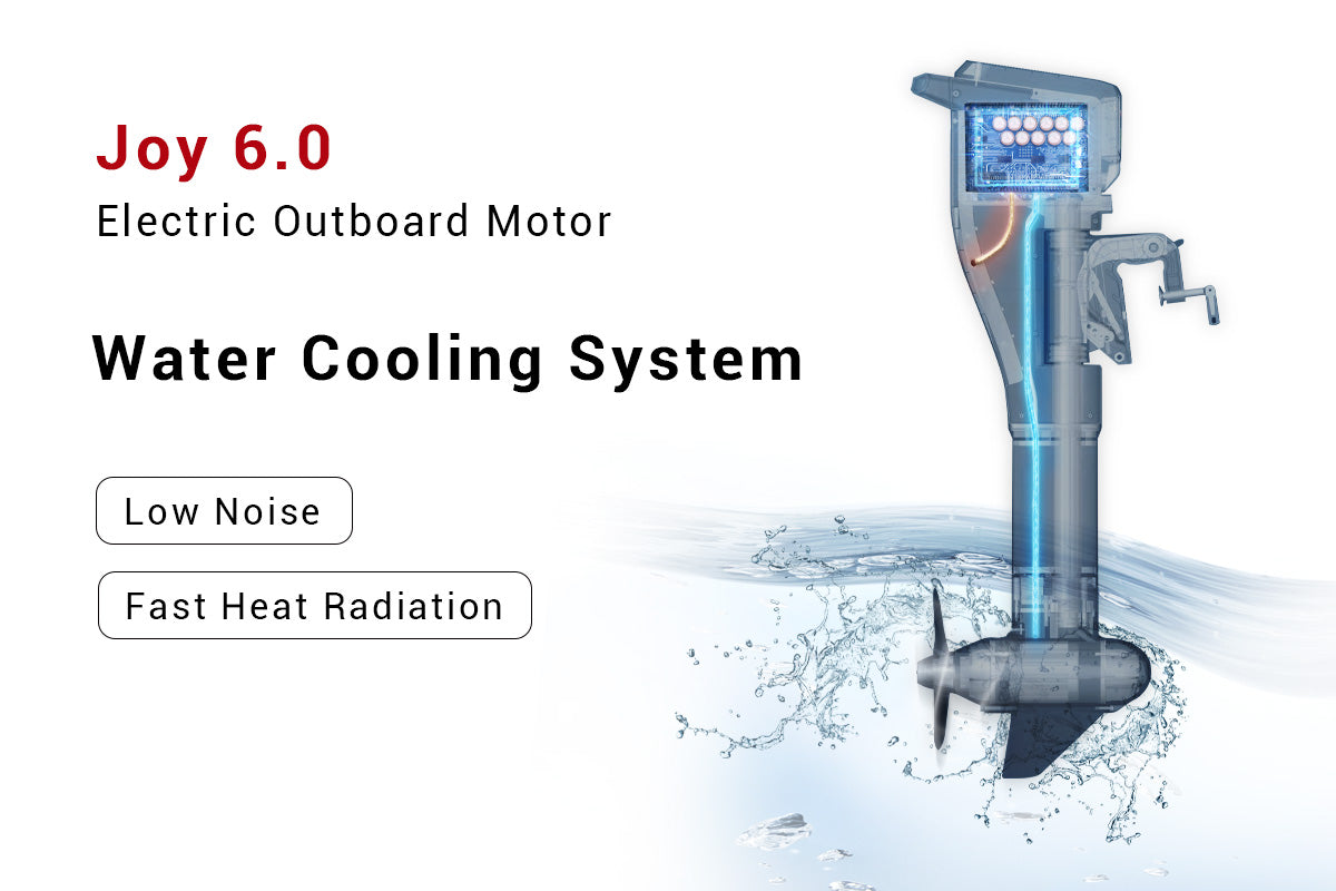 Electric outboard parsun joy 60 cooling system