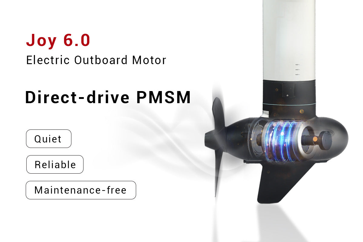 Electric outboard parsun joy 6.0 direct drive pmsm