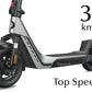 Top speed of the ENVO E50 Electric Scooter