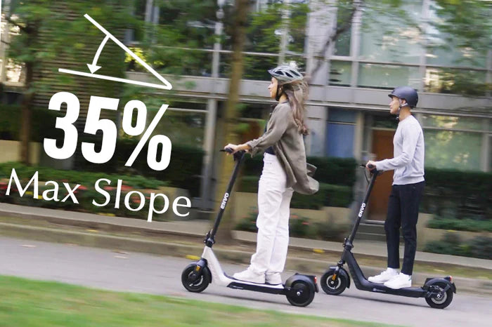 Max slope of the ENVO E50 Electric Scooter