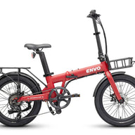 ENVO Lynx 20 Folding Electric Bike in red