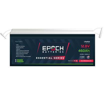 Epoch Batteries 12v 460ah Front