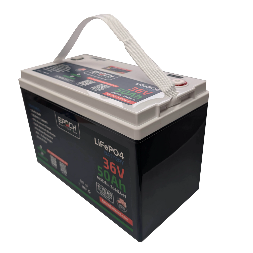 Battery Epoch 36V 50Ah Essential Series - Bluetooth & Heated LiFePO4