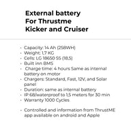 External Battery Thrustme Kicker and Cruiser