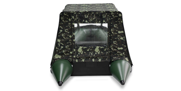 Full Tent for Bark Boat Models 290-420 Back Closed