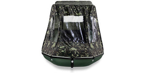 Full Tent for Bark Boat Models 290-420 Front