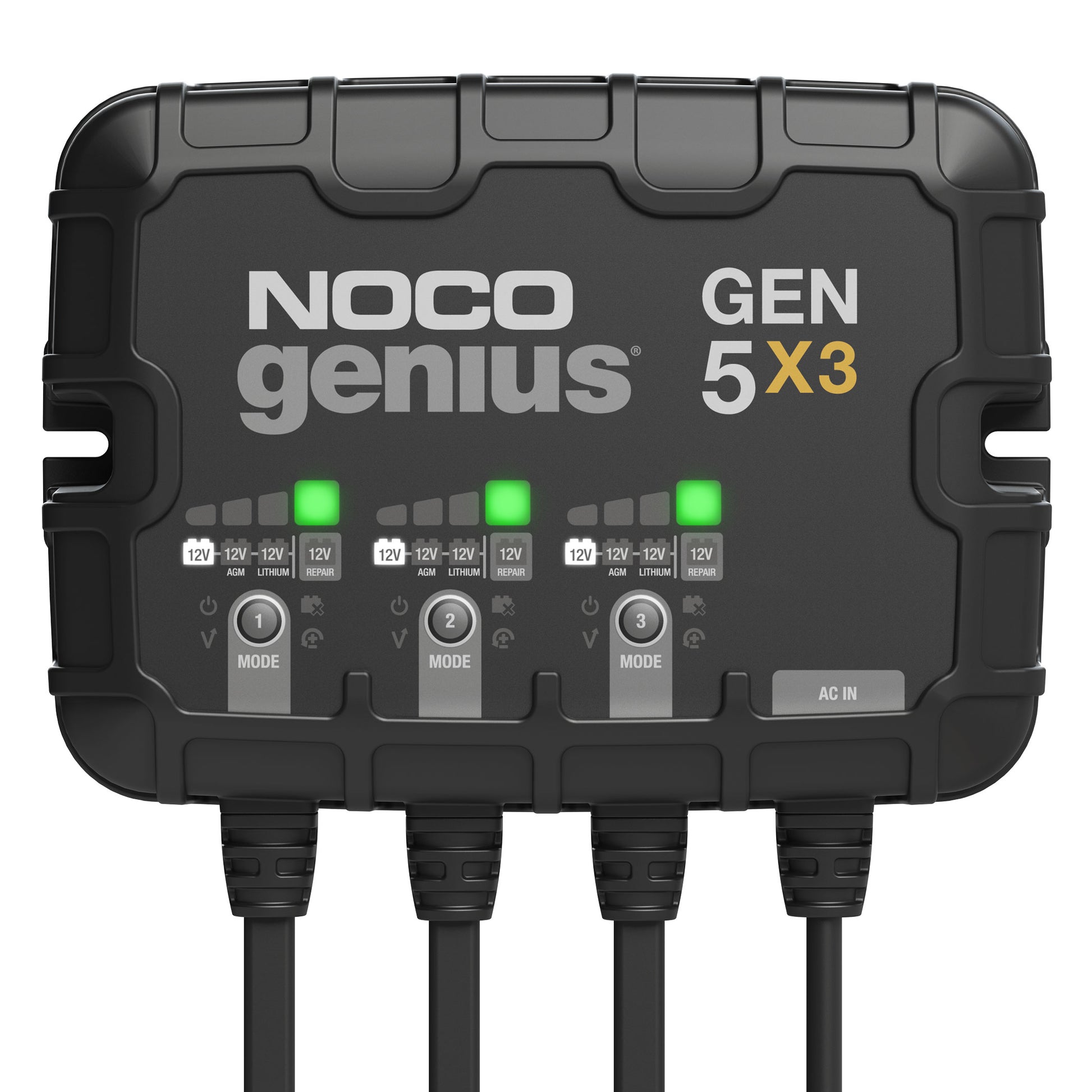 Buy GEN5X3 Genius 12V 5A x 3 Smart On-Board Charger for Pb and Lithium and other accessories in Canada and the United States.