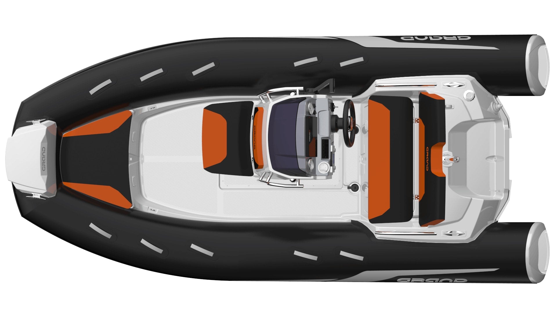 Rigid Inflatable Boat Grand Golden Line G420 | M-Oceans