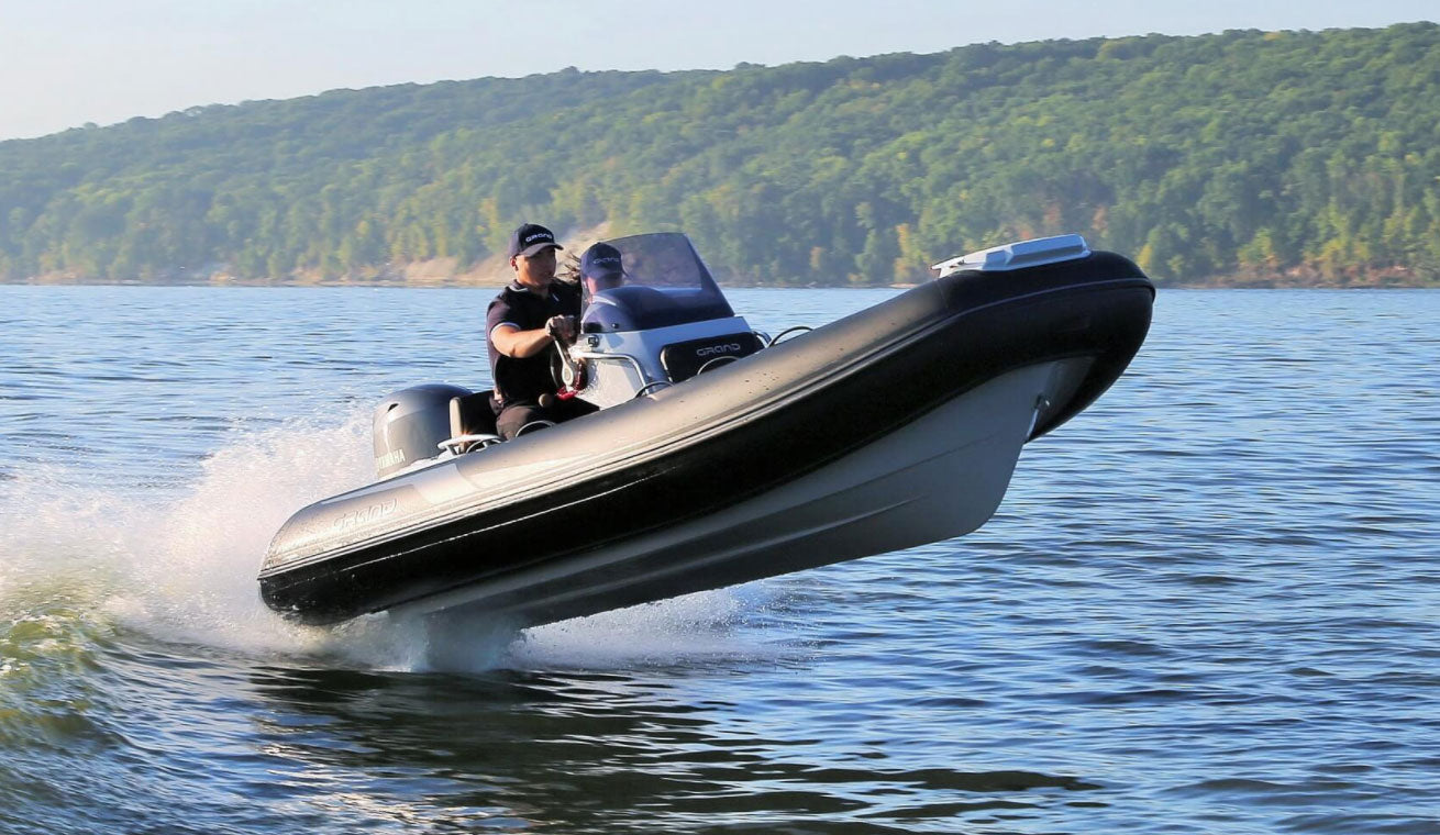 HISA専用　GRANDES BOAT RACE CLASSIC 純金 Rigid Inflatable Boat Grand Golden Line G420 | M-Oceans