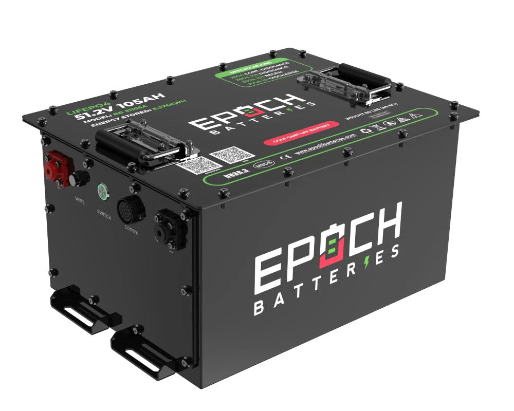 Battery Epoch 48V 105Ah LiMax Series - LiFePO4 Golf Cart Kit Canada