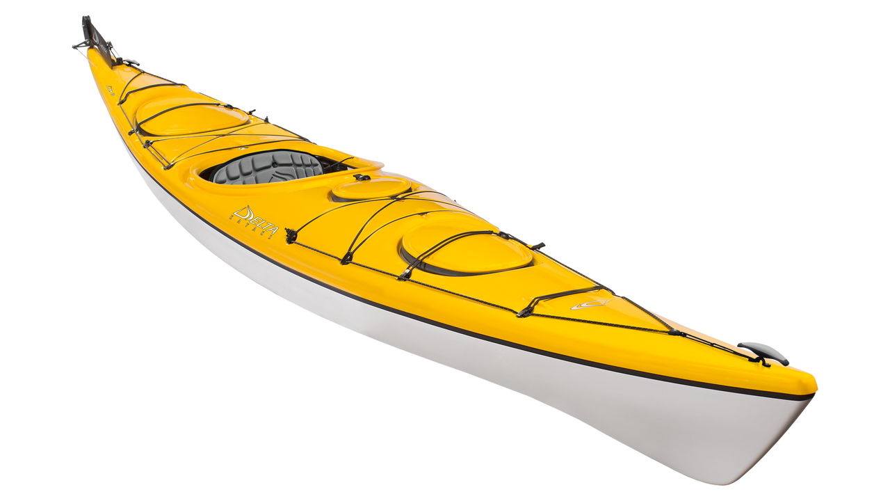 Kayak Delta 16 with Rudder Yellow