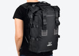 UBCO 2X2 Pannier Back Pack worn on the back