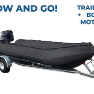 The Whaly boat is an double-walled robust boat manufactured from high-grade plastic Polyethylene in Canada