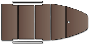 Buy Plywood floorboard with stringers for Kolibri inflatable boat and other accessories in Canada and the United States.