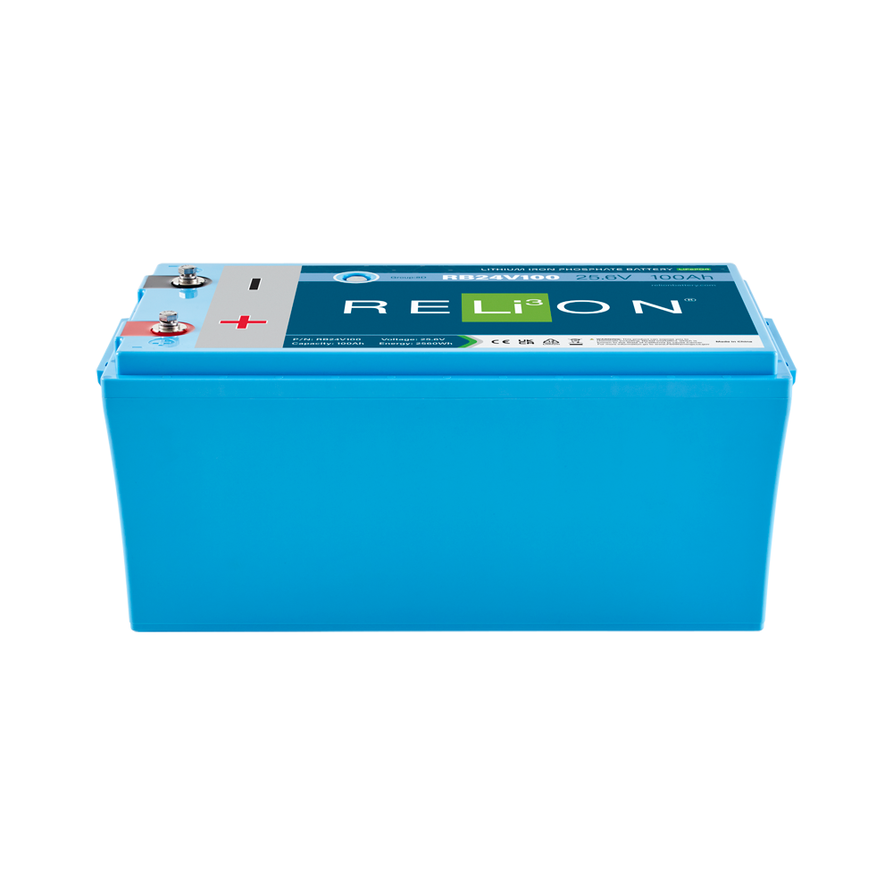 Find RELiON RB24V100 24V 100Ah lithium battery at Crabzz. High capacity and reliable, with delivery across Ontario and Canada. Shop now!