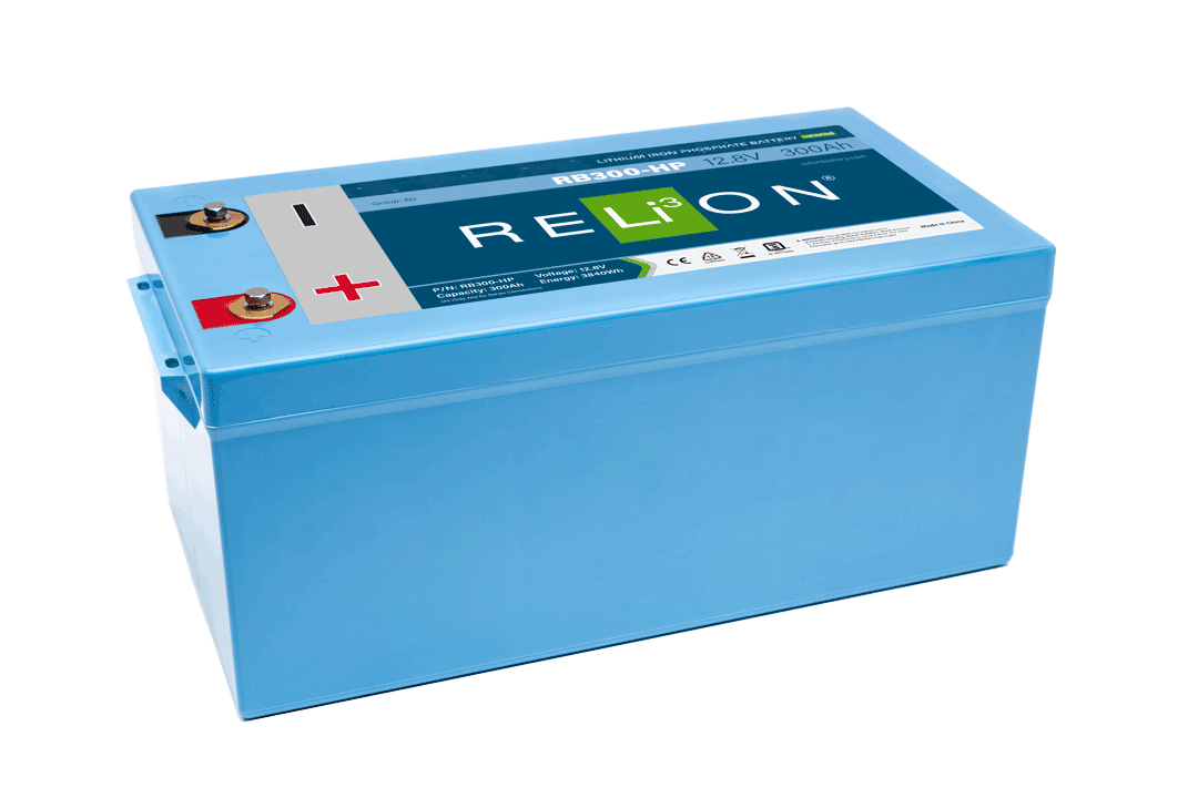 Discover RELiON RB300-HP 12V 300Ah lithium battery at Crabzz. High-performance and reliable, with delivery across Ontario and Canada. Shop now!