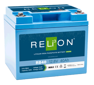 Discover RELiON RB40 12V 40Ah lithium battery at Crabzz. Reliable and efficient, with delivery across Ontario and Canada. Shop now!