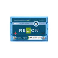 RELiON RB60 Deep Cycle Lithium Battery (Top view)