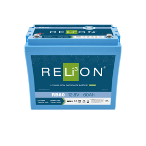 Discover RELiON RB60 12V 60Ah deep cycle lithium battery at Crabzz. Durable and high-capacity, with delivery across Ontario and Canada. Shop now!