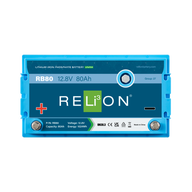 RELiON RB80 Deep Cycle Lithium Battery (Top view)