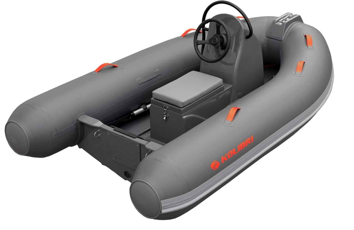 RIB Boat Kolibri Wing Lite W270LT Black Steering