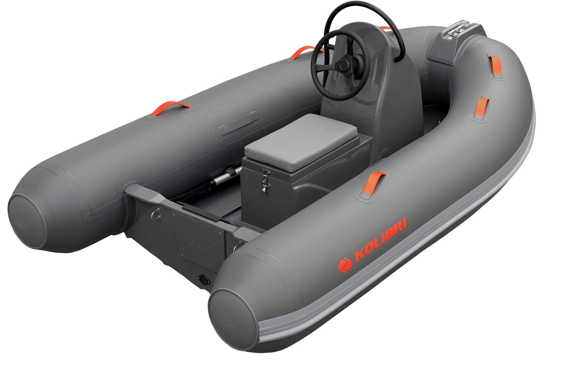 RIB Boat Kolibri Wing Lite W270LT Black Steering