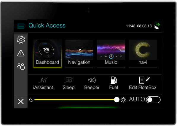 RIM Drive Control display 5.0
