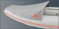 Removable dodger for Kolibri inflatable Boat (canoe)