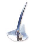 Spade Anchor Stainless Steel Front