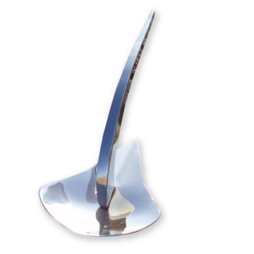 Spade Anchor Stainless Steel Front