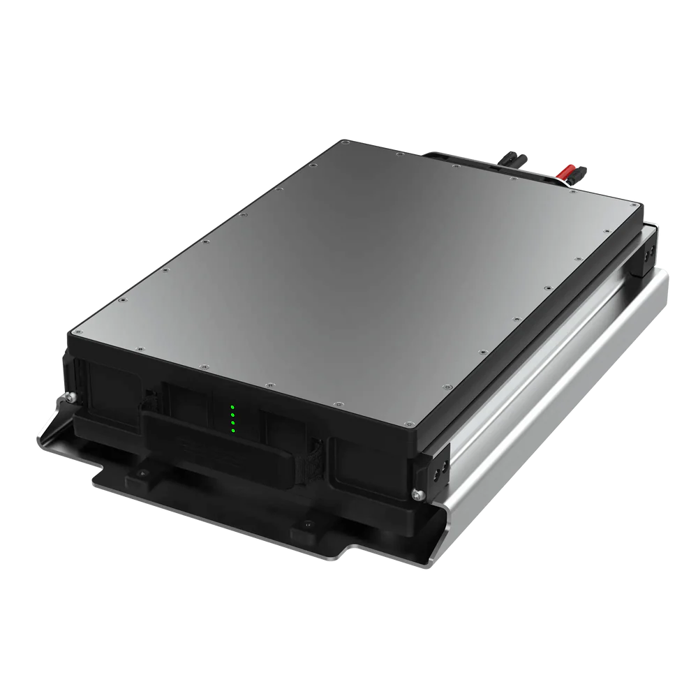 TEMO 2.3kWh battery with autoconnect rack