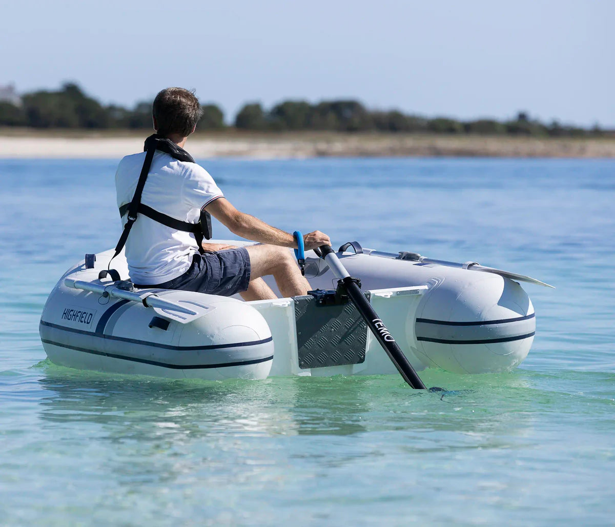 Portable Electric Outboard TEMO 450 Carbon