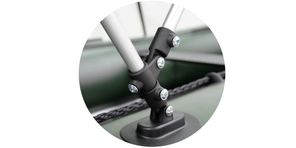 Tent for Bark Boat Models 290-360 Close