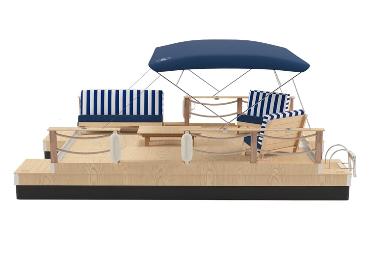 Terraflo Le Nautique Striped Blue SIde