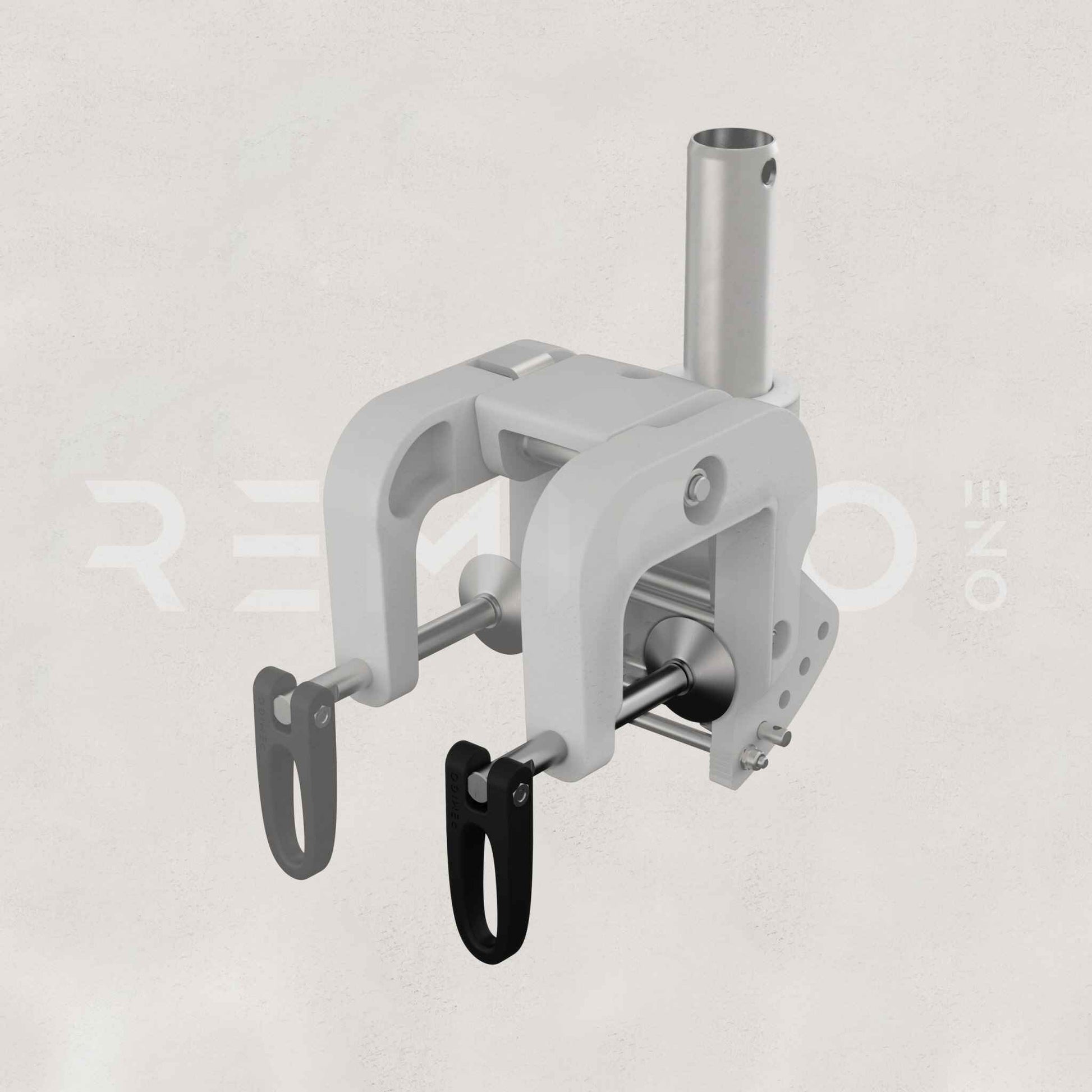 Transom Bracket Mounting Screw with Handle Setup