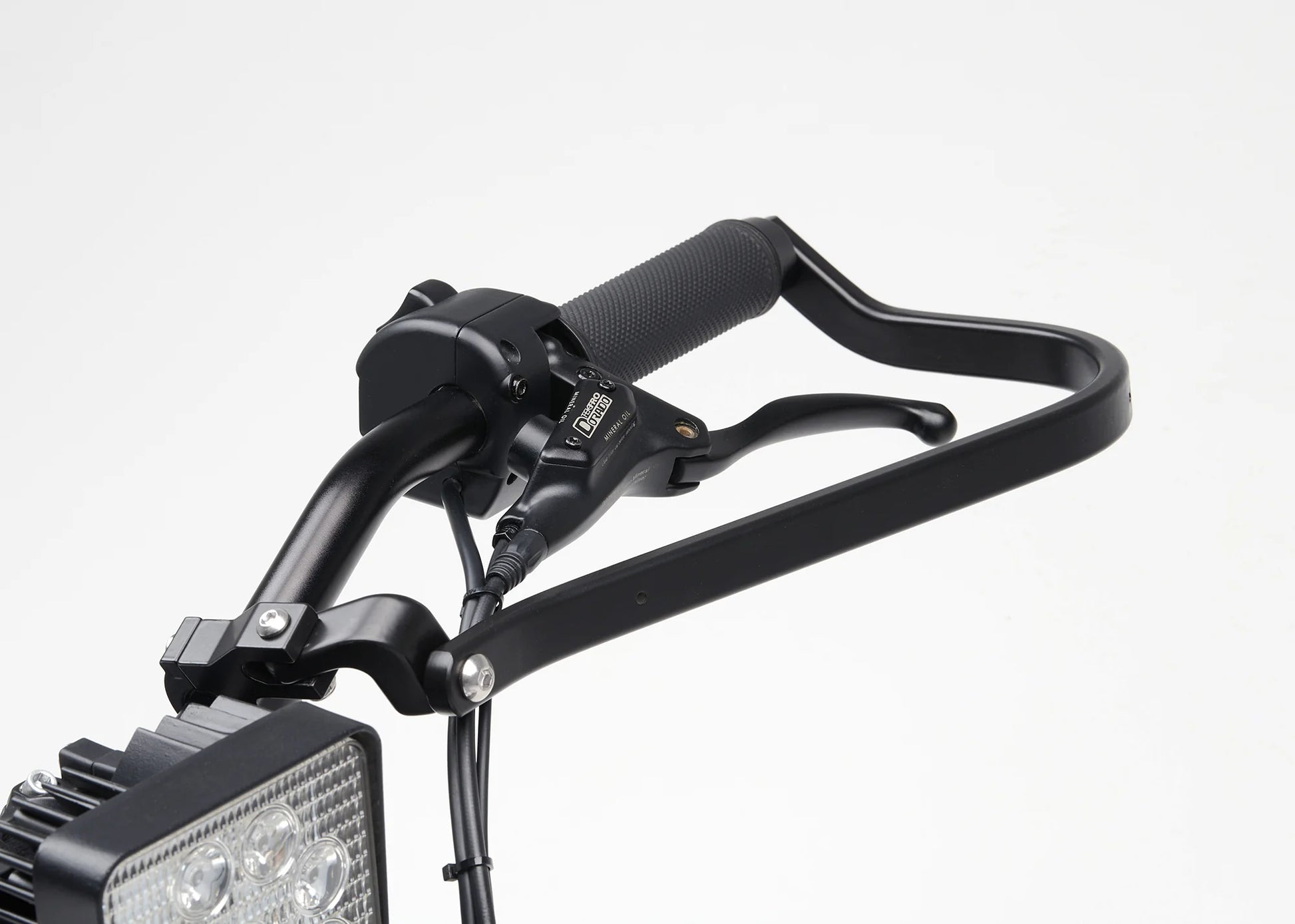 UBCO 2X2 Lever Guard Set mounted on the eBike