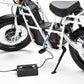 UBCO 48Ah Battery connected to the eBike